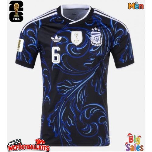 Argentina Lisandro Martinez #6 Replica Away Stadium Shirt World Cup 2026 Short Sleeve